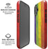 Distressed Rainbow Flag iPhone 16 Plus Magsafe Impact Case