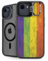 Distressed Rainbow Flag iPhone 16e Kickstand Case