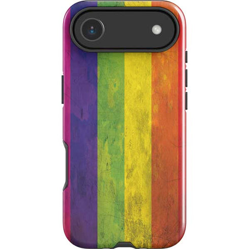 Distressed Rainbow Flag iPhone 17 Air Impact Case