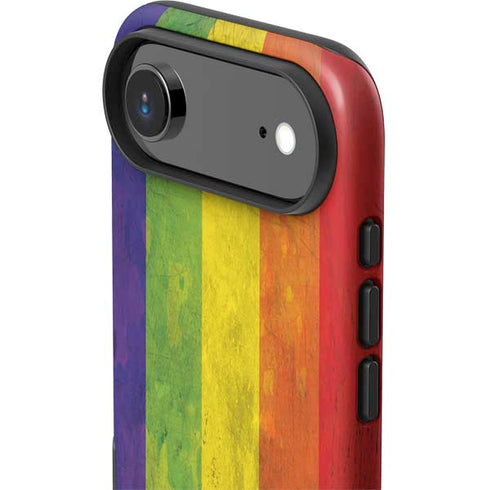Distressed Rainbow Flag iPhone 17 Air Impact Case