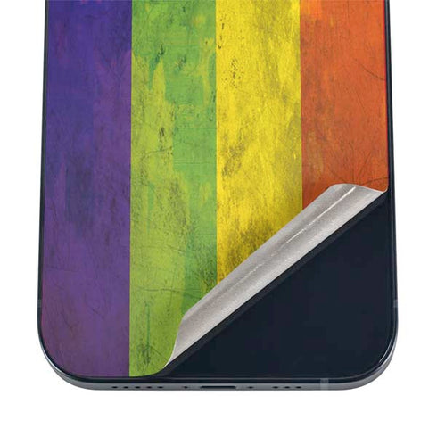 Distressed Rainbow Flag iPhone 17 Air Skin