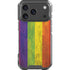 Distressed Rainbow Flag iPhone 17 Pro Clear Case