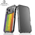Distressed Rainbow Flag iPhone 17 Pro Clear Case
