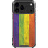 Distressed Rainbow Flag iPhone 17 Pro Max Clear Case