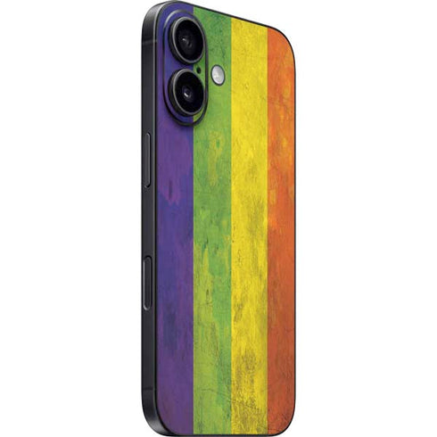 Distressed Rainbow Flag iPhone 17 Skin