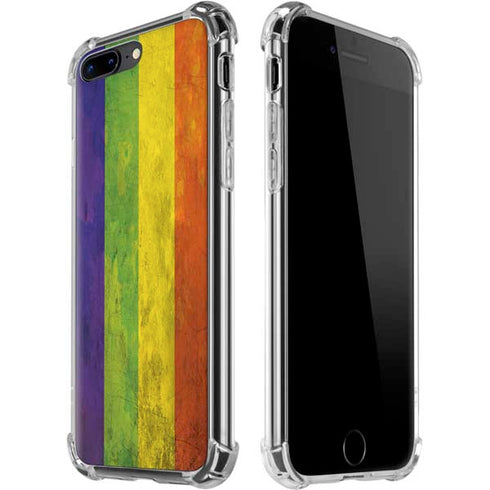 Distressed Rainbow Flag iPhone Cases