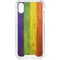 Distressed Rainbow Flag iPhone XS Clear Case