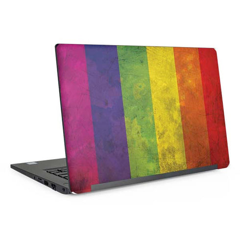 Distressed Rainbow Flag Dell Latitude Skin