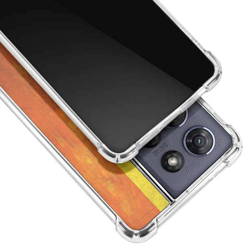 Distressed Rainbow Flag Moto G Play 5G (2025) Clear Case