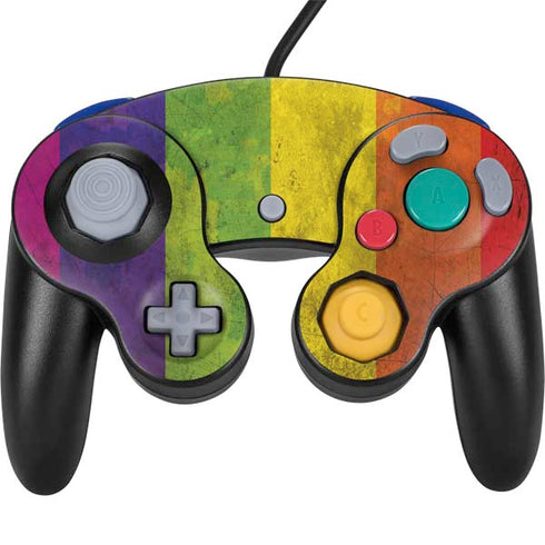 Distressed Rainbow Flag Nintendo Skins