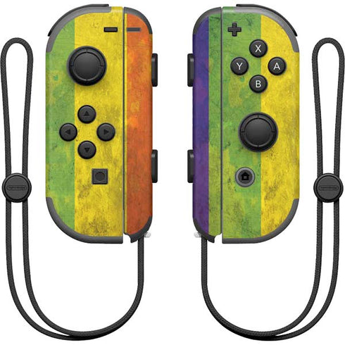 Distressed Rainbow Flag Nintendo Skins