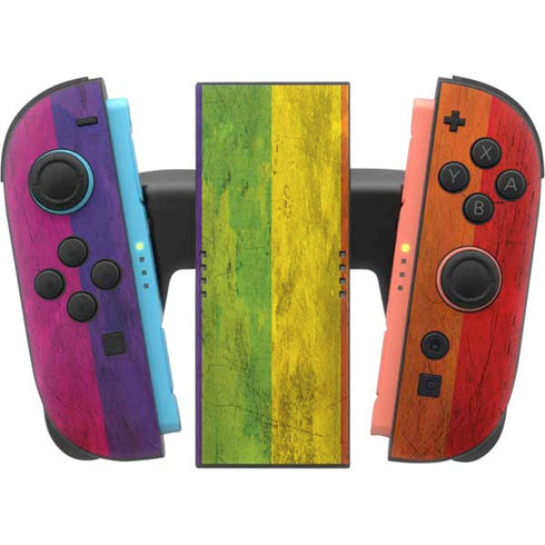 Distressed Rainbow Flag Nintendo Switch 2 (2025) Joy-Con Controller Skin