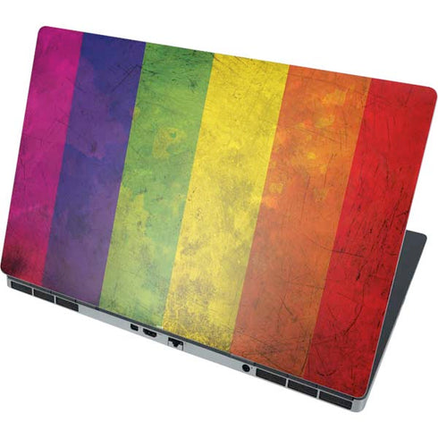 Distressed Rainbow Flag Dell Precision Skin