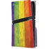 Distressed Rainbow Flag PS5 Pro Disk Console Skin