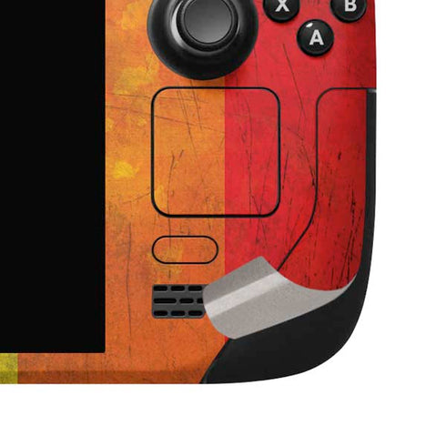 Distressed Rainbow Flag Steam Deck Handheld Gaming Computer OLED Skin
