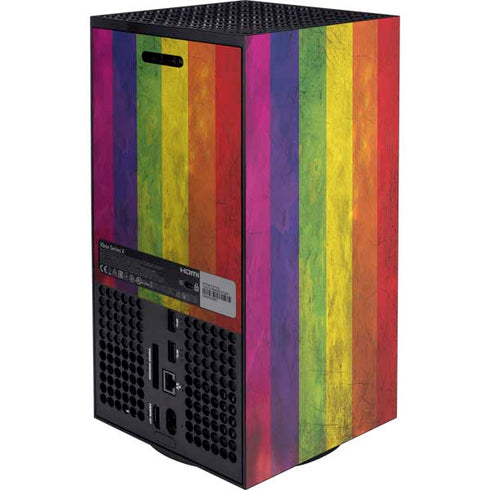 Distressed Rainbow Flag XBox Series X Digital Edition Bundle Skin