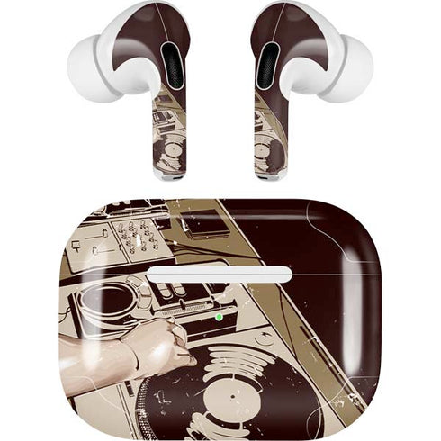 DJ Spinning AirPods Skins
