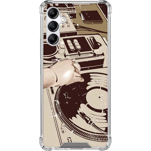 DJ Spinning Gabb Phone 4 Clear Case