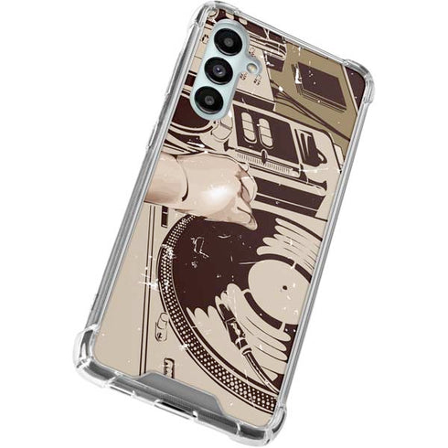 DJ Spinning Galaxy A16 5G Clear Case
