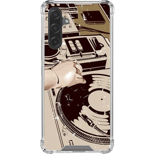 DJ Spinning Galaxy A17 Clear Case