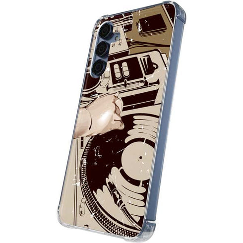 DJ Spinning Galaxy A35 5G Clear Case