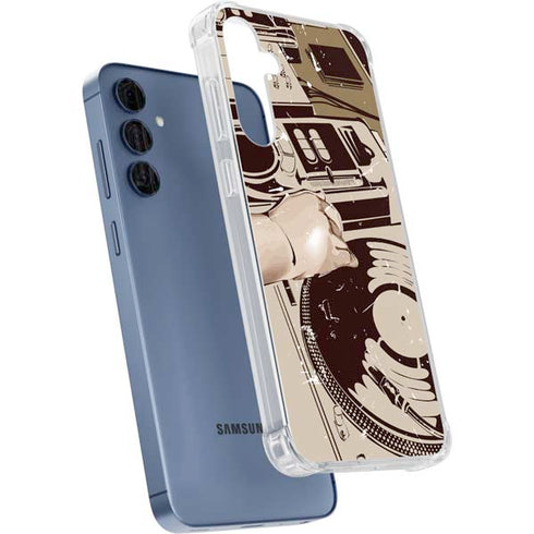 DJ Spinning Galaxy A35 5G Clear Case