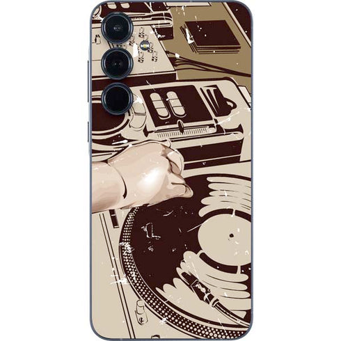 DJ Spinning Galaxy A35 5G Skin