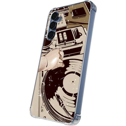 DJ Spinning Galaxy A55 5G Clear Case