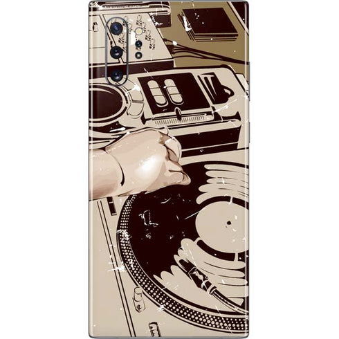 DJ Spinning Galaxy Note 10 Plus Skin