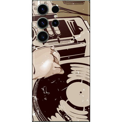 DJ Spinning Galaxy Skins