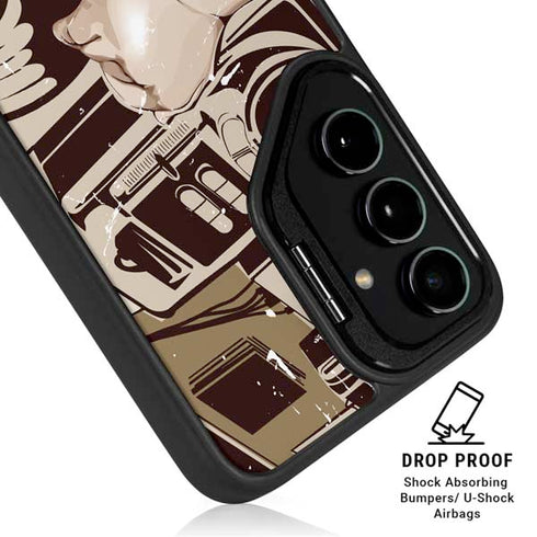 DJ Spinning Galaxy S25 Plus Kickstand Case