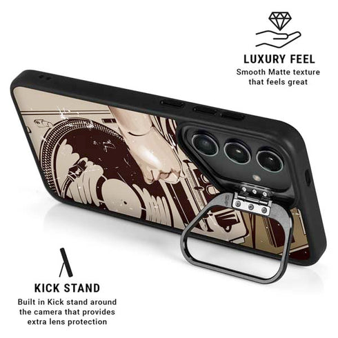 DJ Spinning Galaxy S25 Ultra Kickstand Case