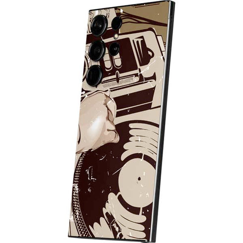 DJ Spinning Galaxy S24 Ultra Skin