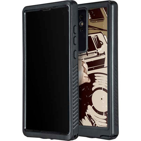 DJ Spinning Galaxy S24 Ultra Waterproof Case