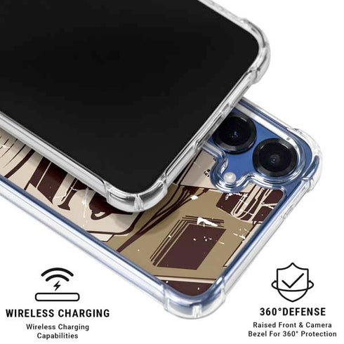 DJ Spinning Galaxy S25 Plus Clear Case