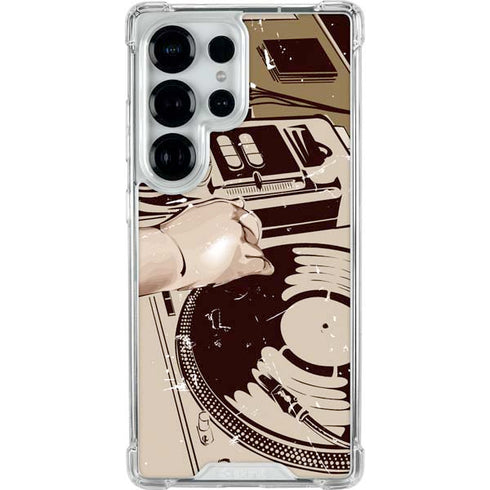 DJ Spinning Galaxy S25 Ultra Clear Case