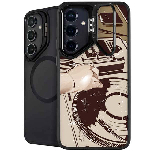 DJ Spinning Galaxy S26 Kickstand Case