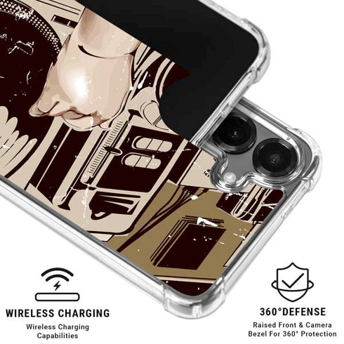 DJ Spinning Galaxy S26 Plus Clear Case