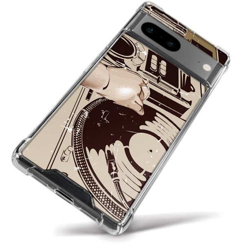 DJ Spinning Google Pixel 8a Clear Case