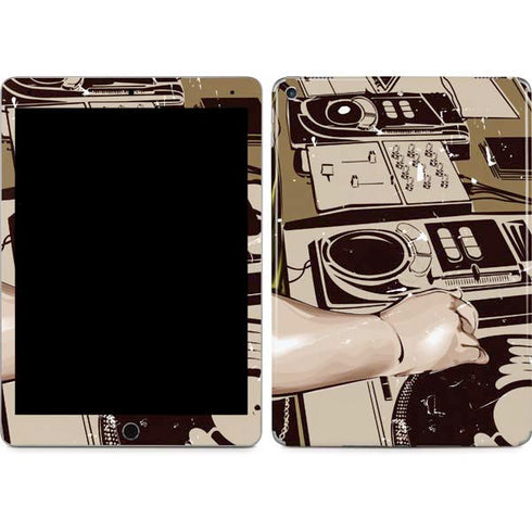 DJ Spinning iPad Skins