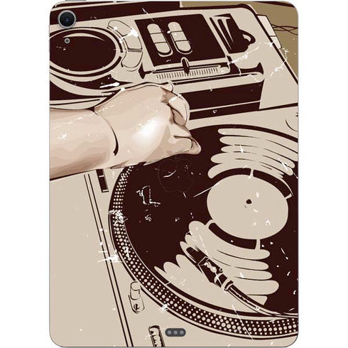 DJ Spinning Apple iPad Air Skin