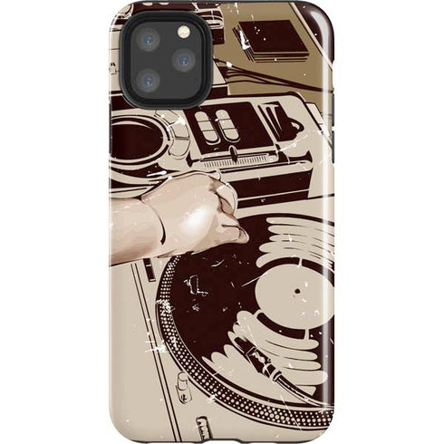 DJ Spinning iPhone Cases