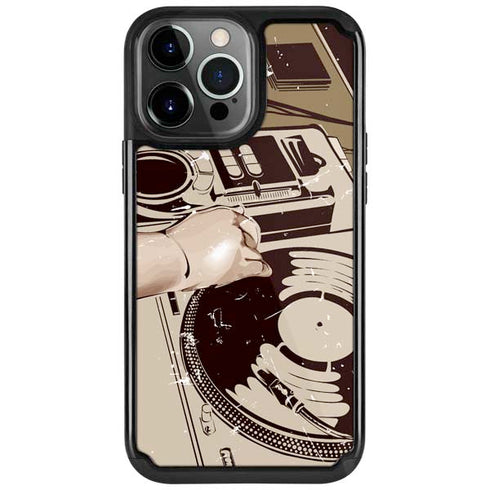 DJ Spinning iPhone Cases