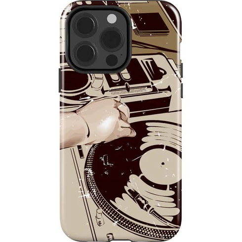 DJ Spinning iPhone 15 Pro Impact Case