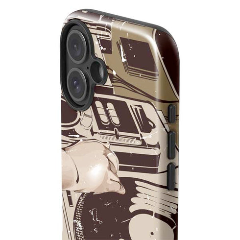 DJ Spinning iPhone 16 Plus Impact Case