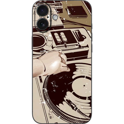 DJ Spinning iPhone 16 Plus Skin