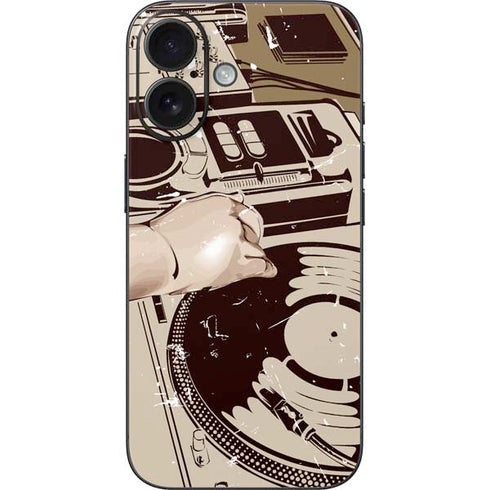 DJ Spinning iPhone 16 Skin