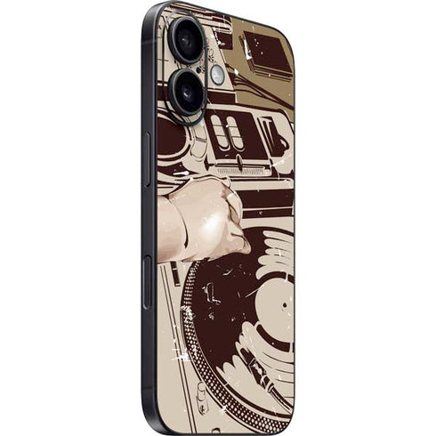 DJ Spinning iPhone 16 Skin