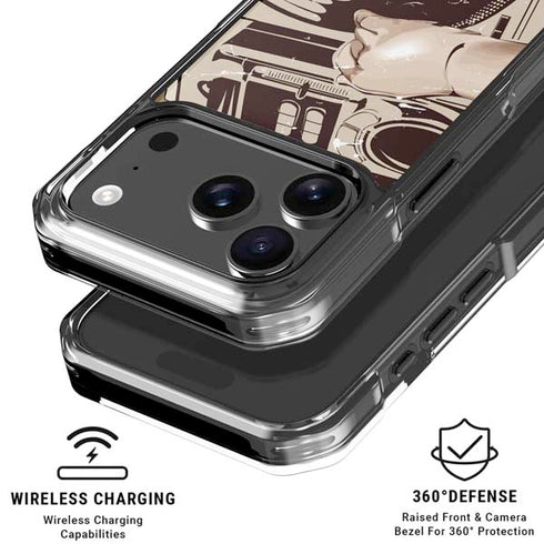 DJ Spinning iPhone 18 Pro Clear Case