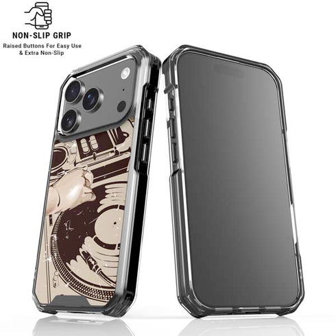 DJ Spinning iPhone 18 Pro Clear Case